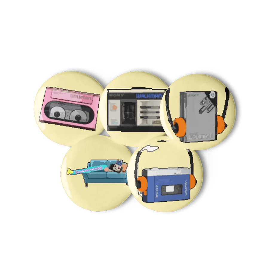 Retro Music pin badges product image (11)