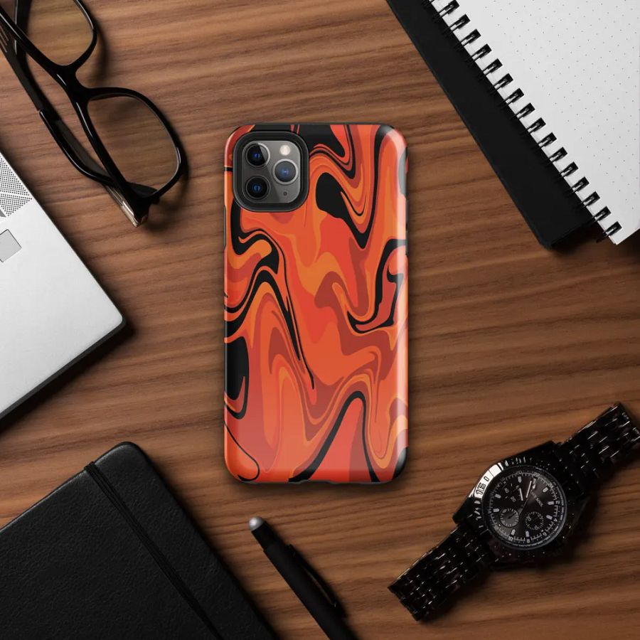 Orange Swirl Tough Case for iPhone® product image (7)