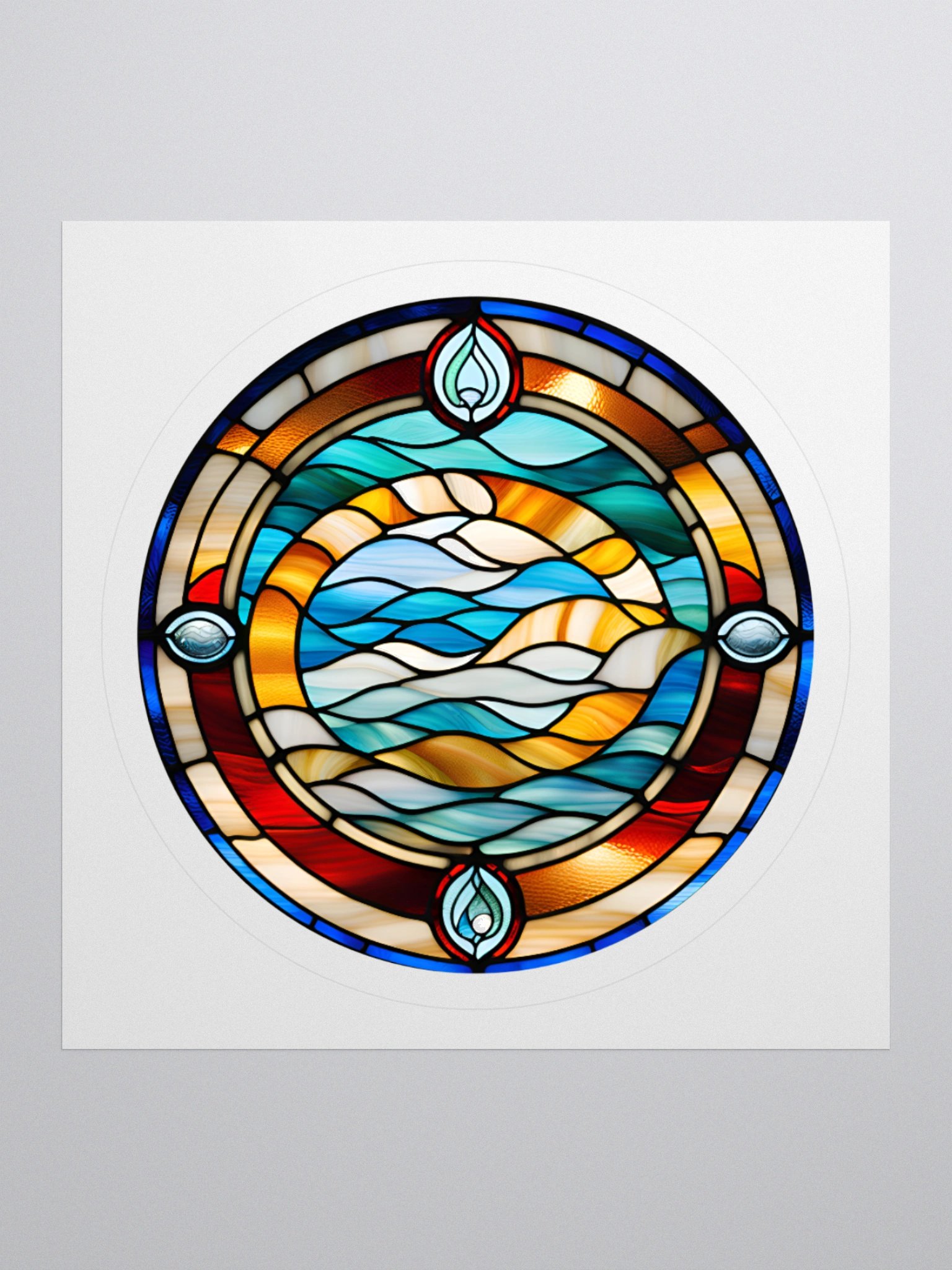 Spiritual™ Aquarius - Unique Sticker Design product image (1)