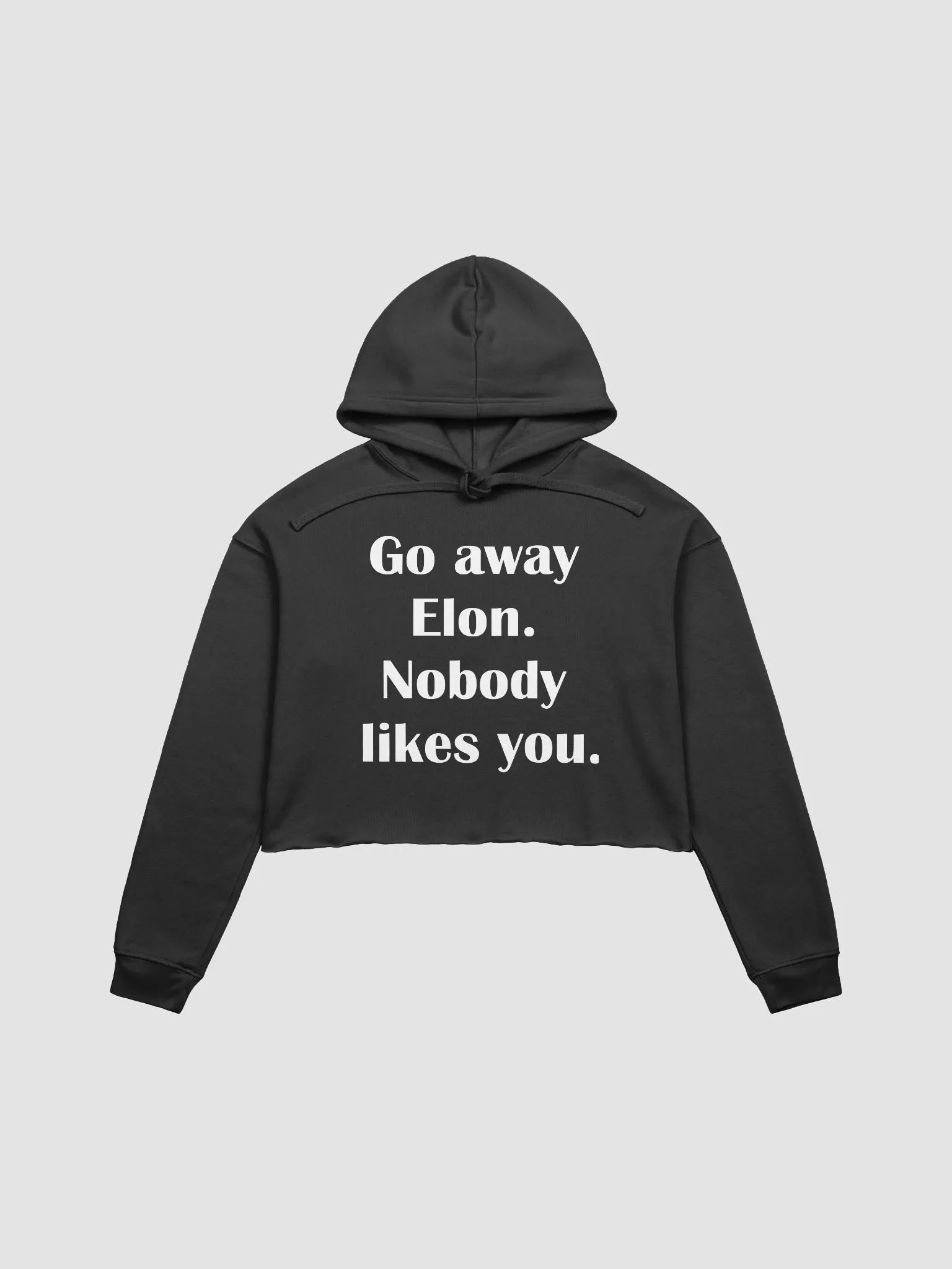 Go Away Elon Crop Hoodie product image (1)