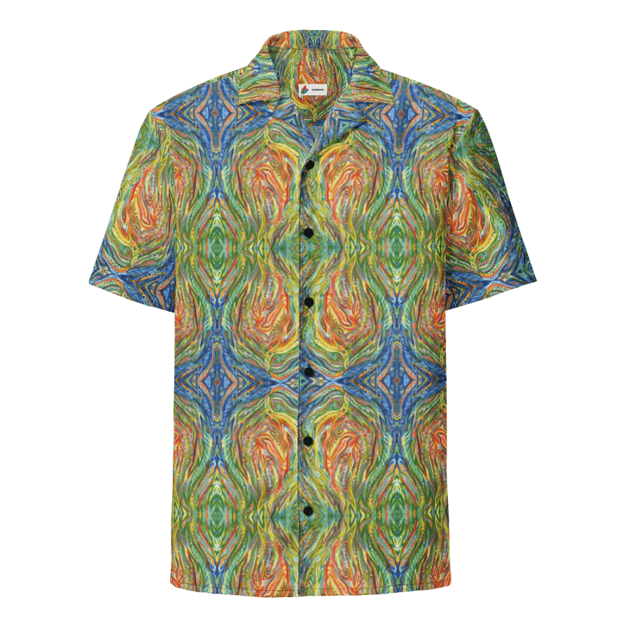 FIRE & WATER - PRINT BUTTON-UP SHIRT product image (1)