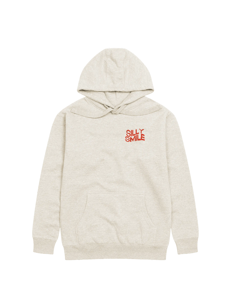 Silly Smile Hoodie White product image (1)