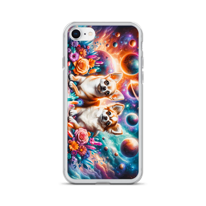 Cosmic Chihuahua Guardians - iPhone case