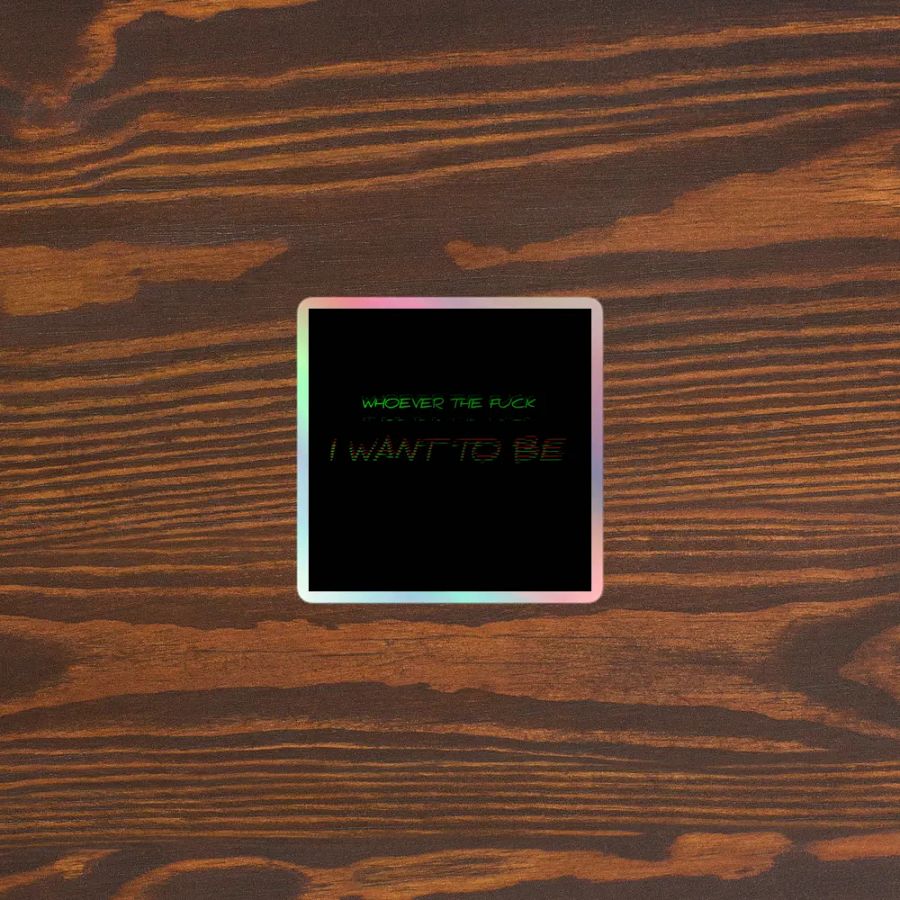 Identity Glitch Holographic Sticker Set product image (5)