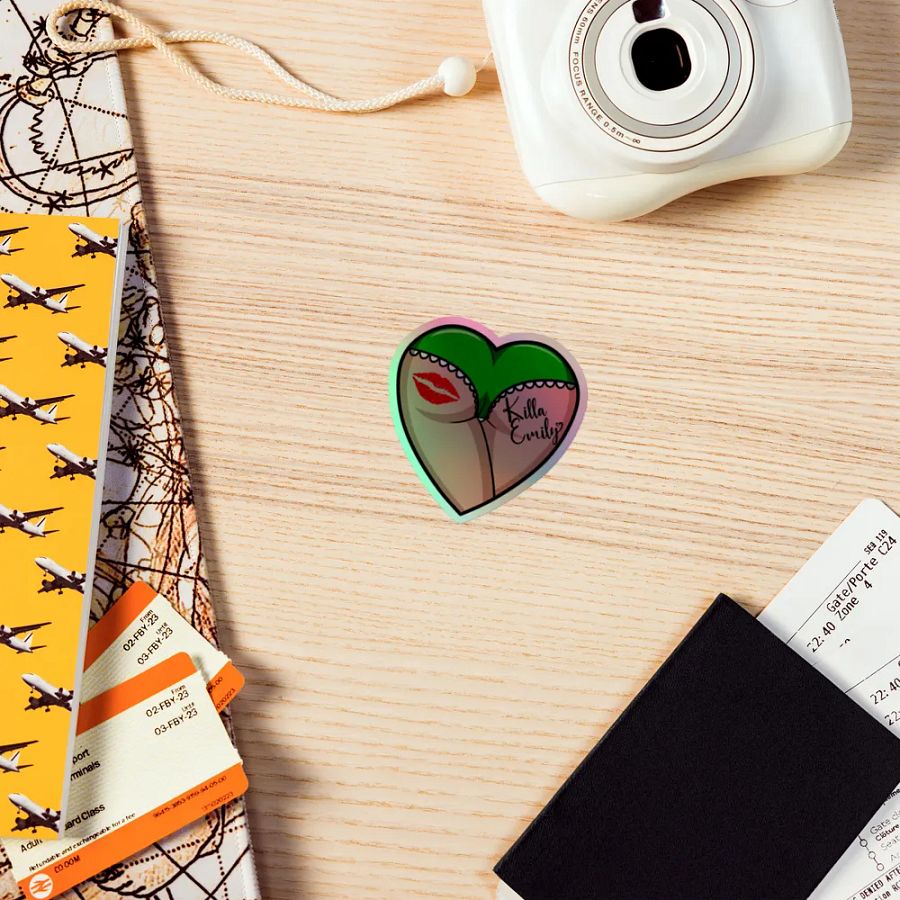 HEART BUTT STICKER product image (7)