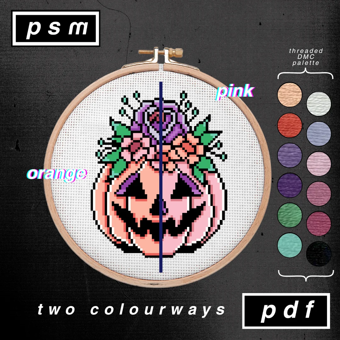 Vintage Pumpkin Bouquet Pattern Set product image (4)