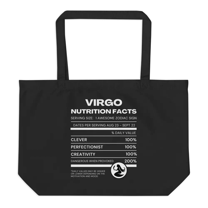 Virgo Nutrition Facts Tote product image (1)
