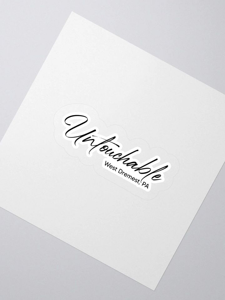 Untouchable Sticker product image (2)