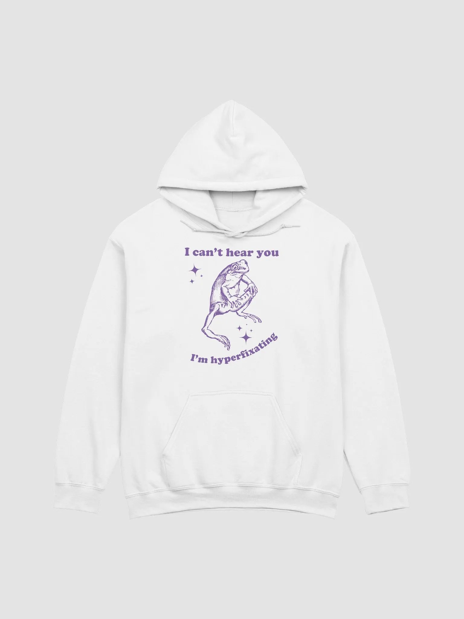 I can't hear you I'm hyperfixating Hoodie product image (1)