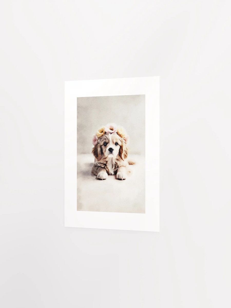 Cute Puppy Passepartout Print product image (11)