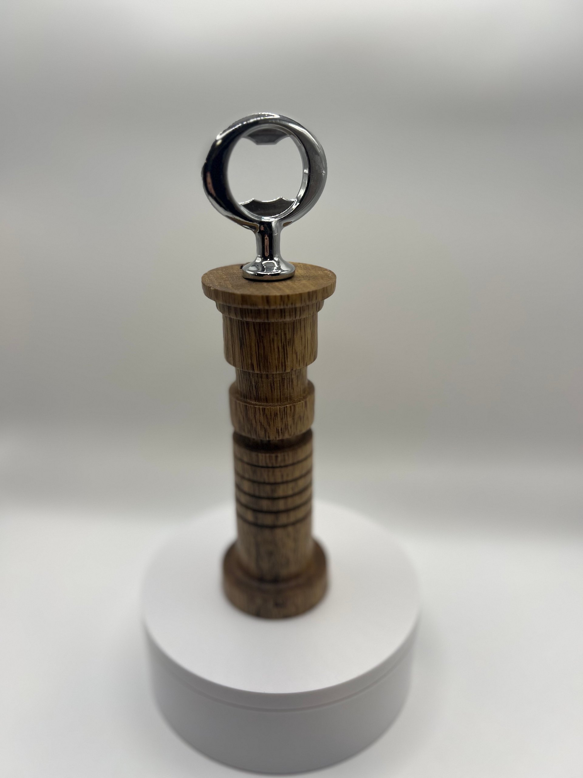 Hand-Turned Star Wars Inspired Black Limba Bottle Opener product image (1)
