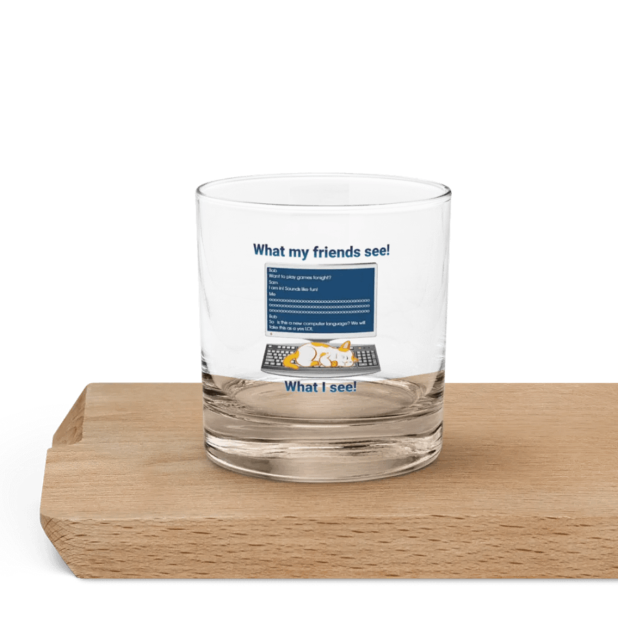 Perspective Humor Rocks Glass product image (5)