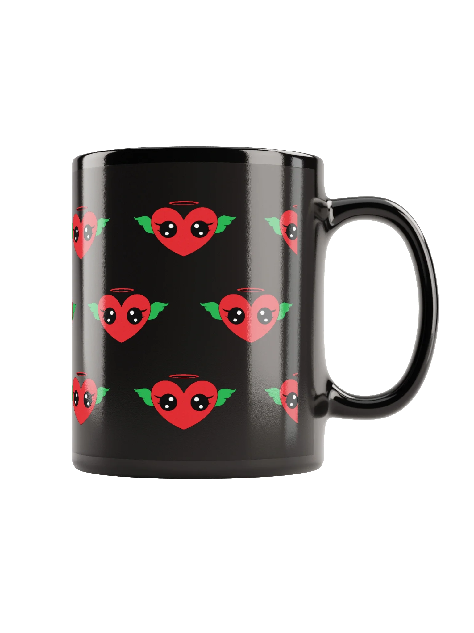 Heartfelt Wings Black Mug product image (2)
