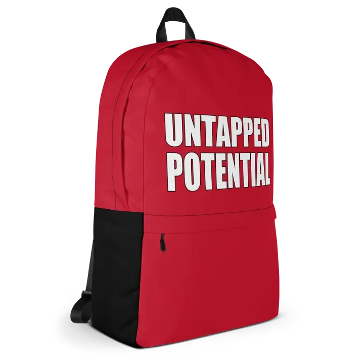 Untapped Potential Red Large Print Back Pack product image (2)