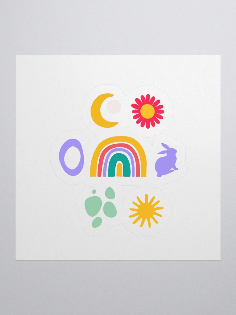 Whimsical Shapes Vinyl Stickers Set product image (3)