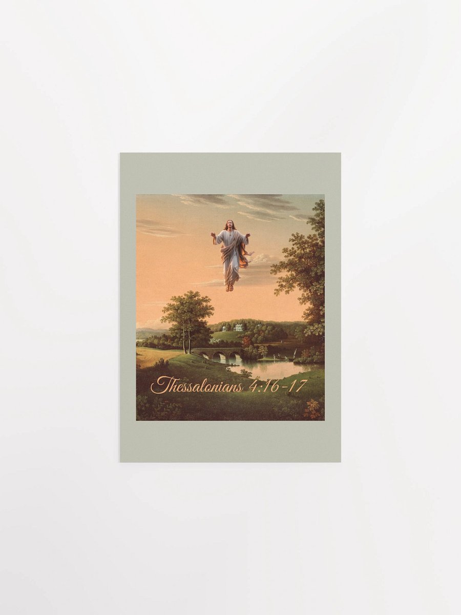 Jesus Christ Is Coming Christian Paper Poster product image (1)