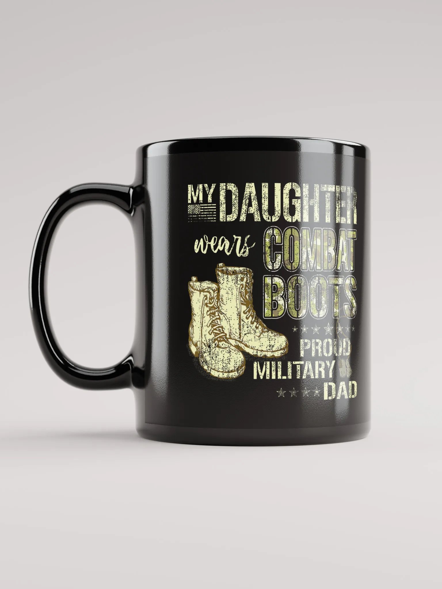 My Daughter Wears Combat Boots - Black Mug product image (2)
