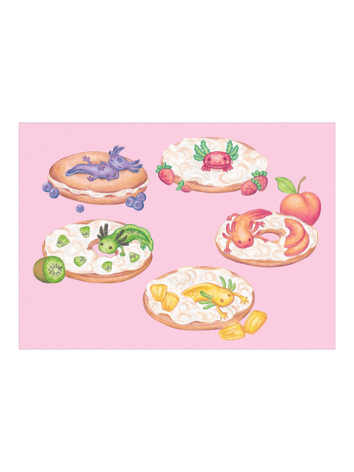 Fruit Bagelotls - Print product image (1)