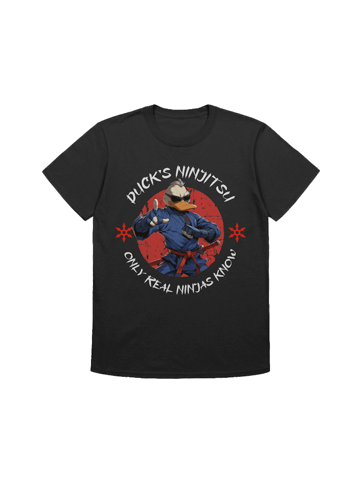Duck’s Ninjitsu Circle Crest Tee – Only Real Ninjas Know product image (1)