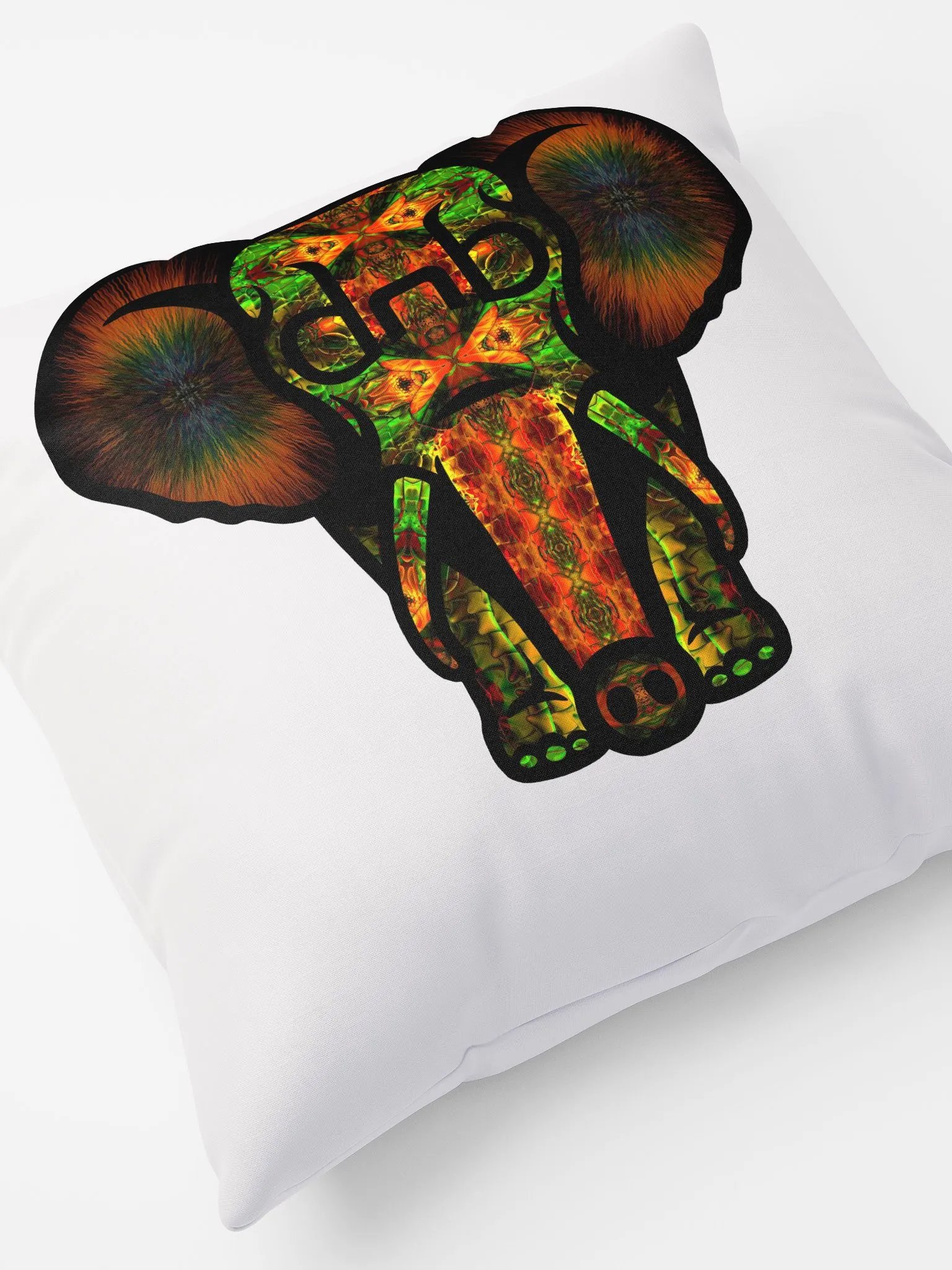 Mind Body Soul Music ELEPHANT Pillow product image (4)