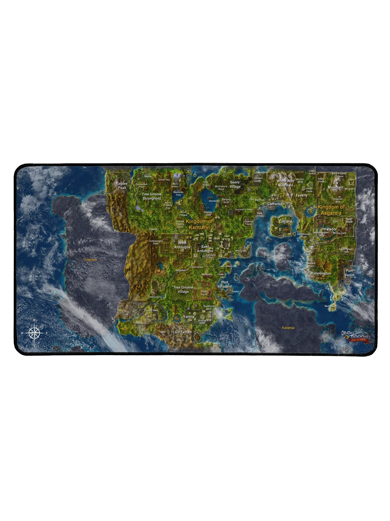 OSRS Kandarin & Asgarnia Desk Mat product image (1)