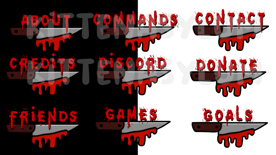 Knife🔪 - Twitch/Kick Panels product image (1)