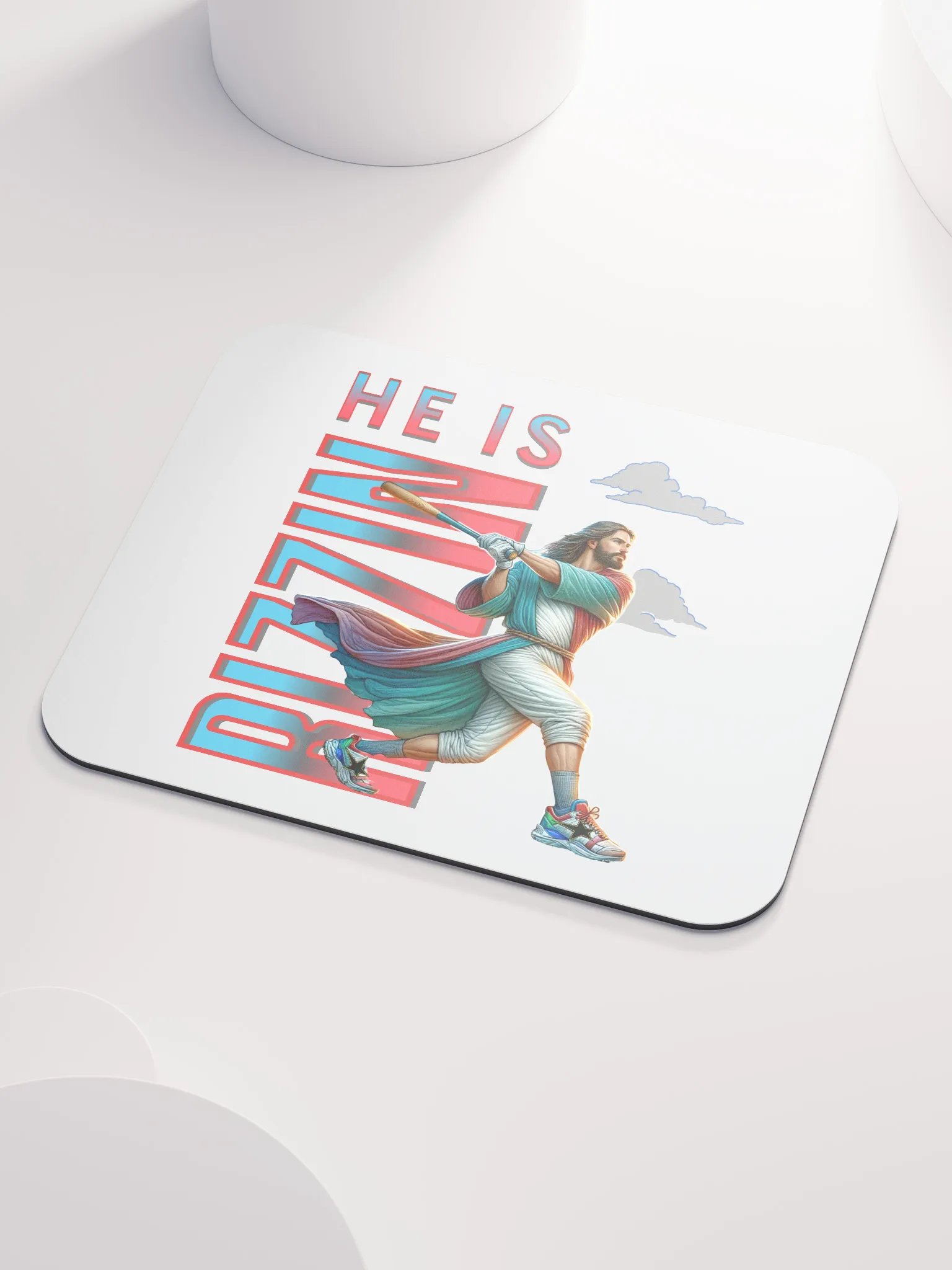 He Is Rizzin Baseball Mouse Pad product image (3)
