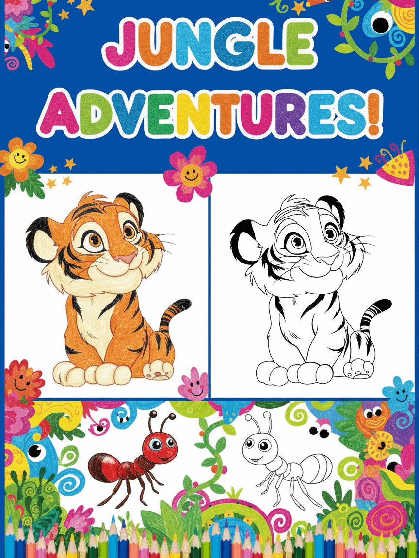 A–Z Mega Coloring Book | 260 Images | Alphabet Coloring Pages for Kids product image (1)