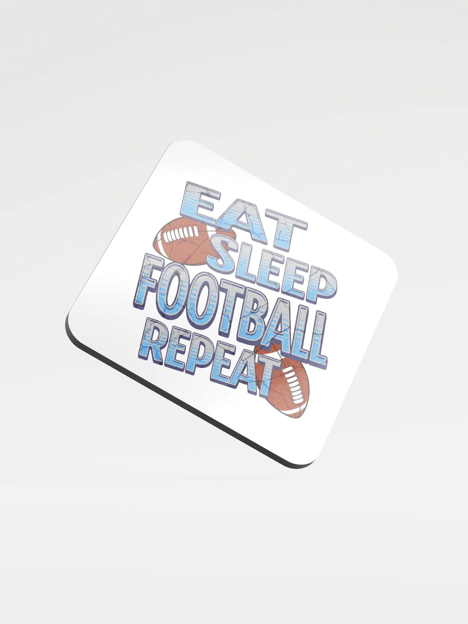 Eat Sleep Football Repeat Glory Cork Coaster product image (2)
