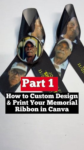 How to Custom Design your Memorial Ribbon Ribbon in Canva. This is my Last Freebie Friday offer of the year is here 🤗🤗

https...