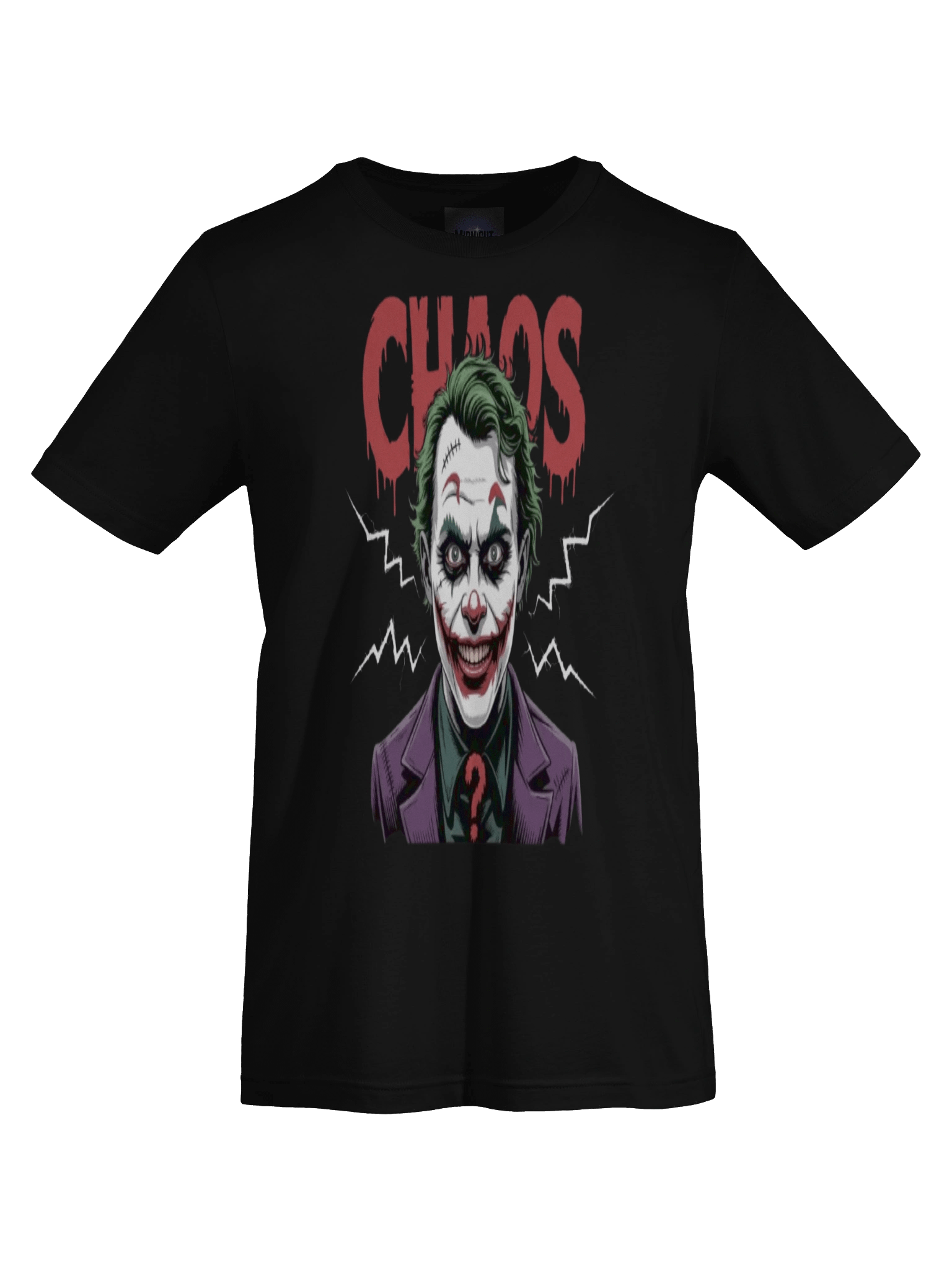 Chaos Unleashed: The Joker's Electric Eclipse Graphic Tee product image (1)