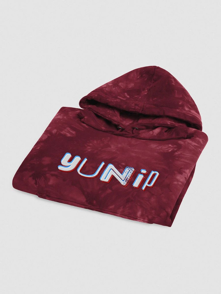 YUNIP embroidered tie-dye hoodie product image (7)
