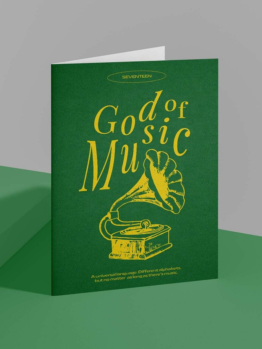 God Of Music - Seventeen KPOP Digital Printable Wall Art Poster (A1 SIZE) - Instant Download product image (3)