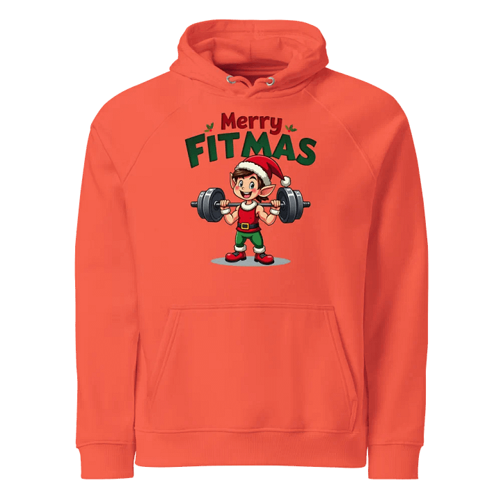 Merry FITMAS Elf Eco Hoodie product image (1)
