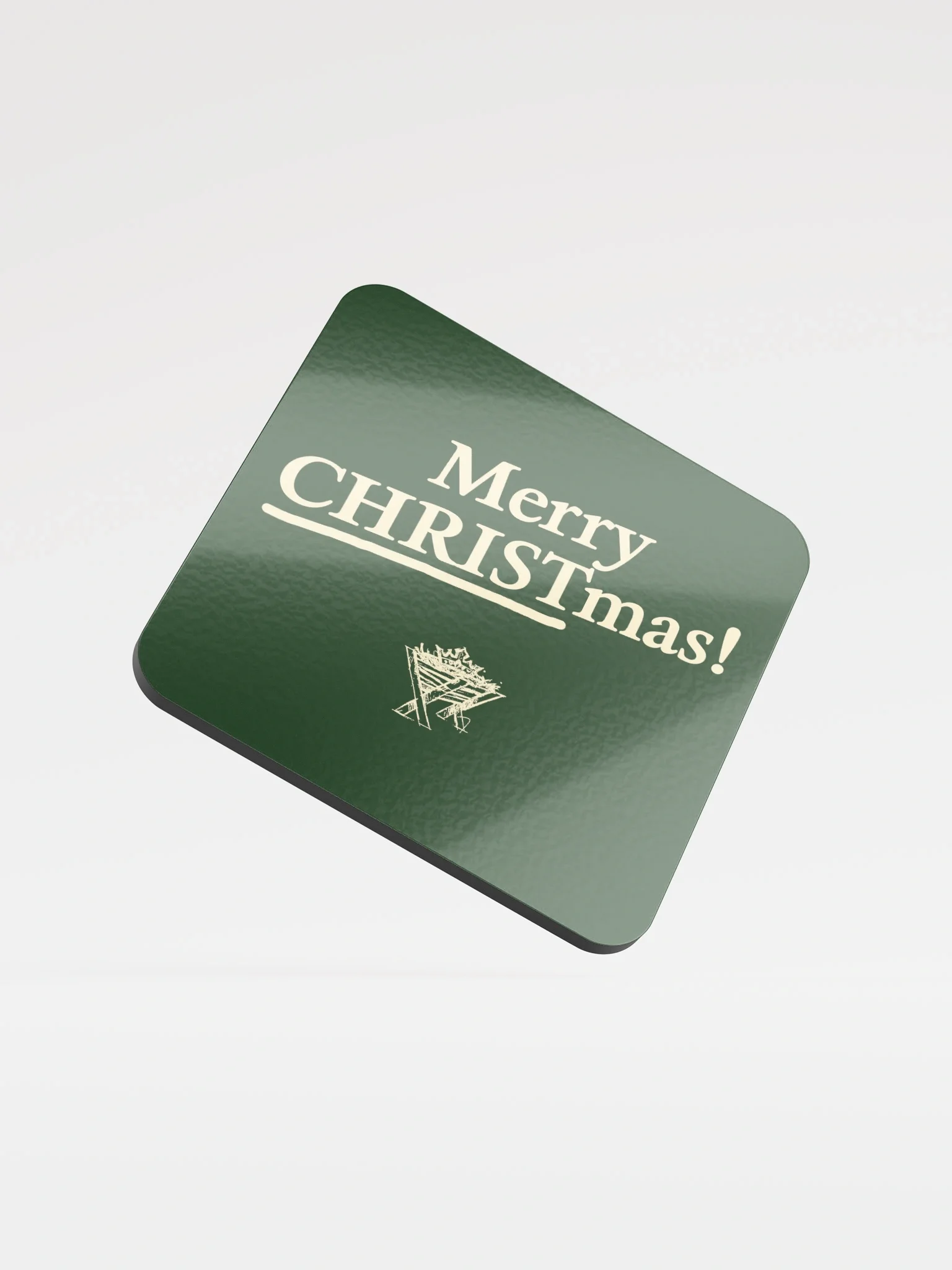 Merry CHRISTmas Coaster product image (1)