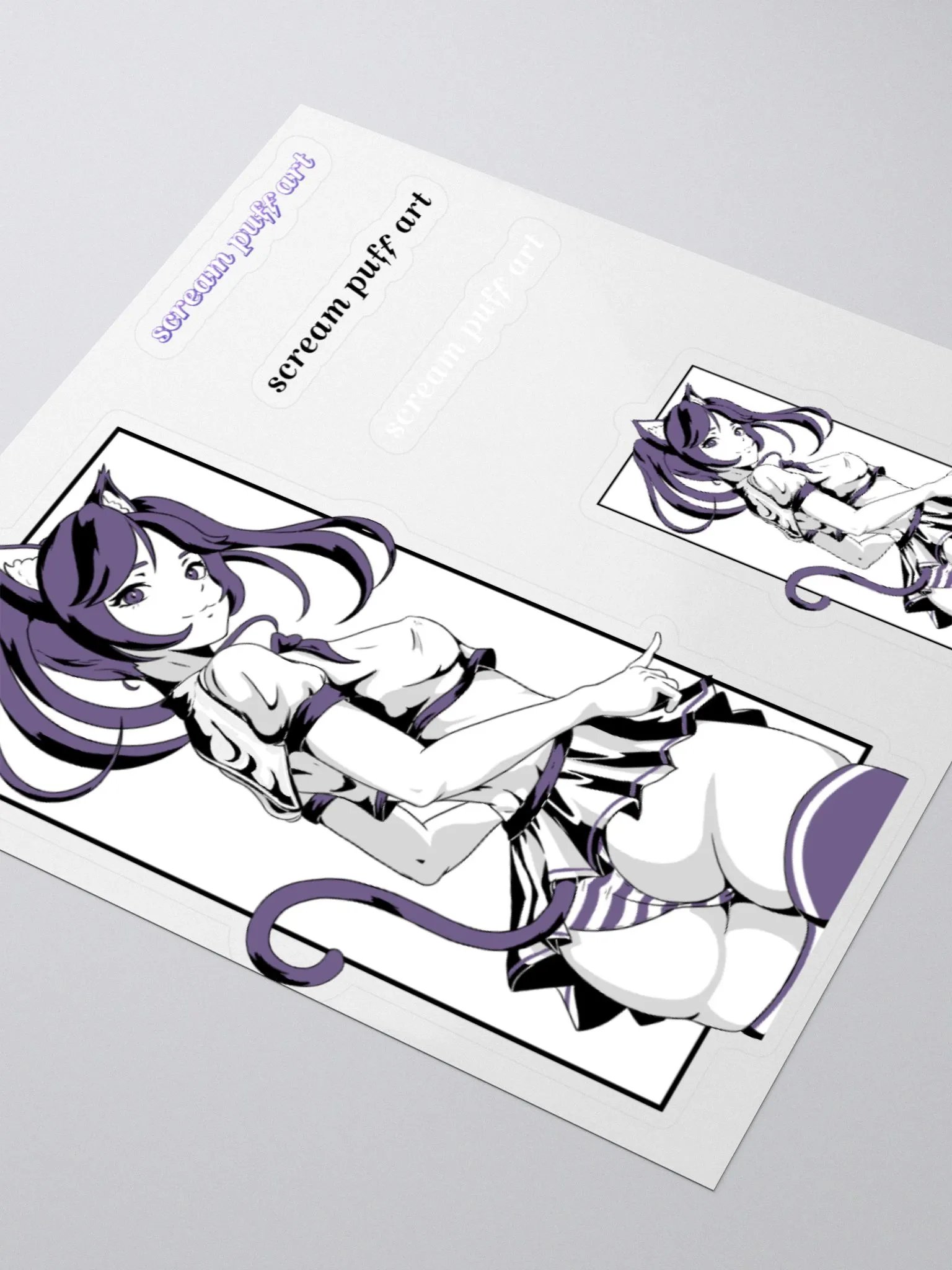 Scream Puff Sticker Sheet product image (8)