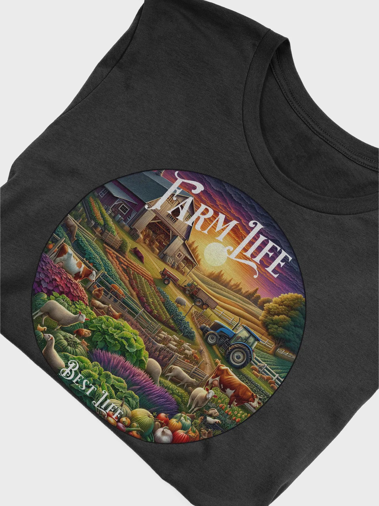 Farm Life, Best Life T-shirt | Heart of the Farm | Country Roots, Simple Joys | Peace in the Fields | Fulfillment in Every Harvest | Farm Life, Soul Satisfied product image (6)