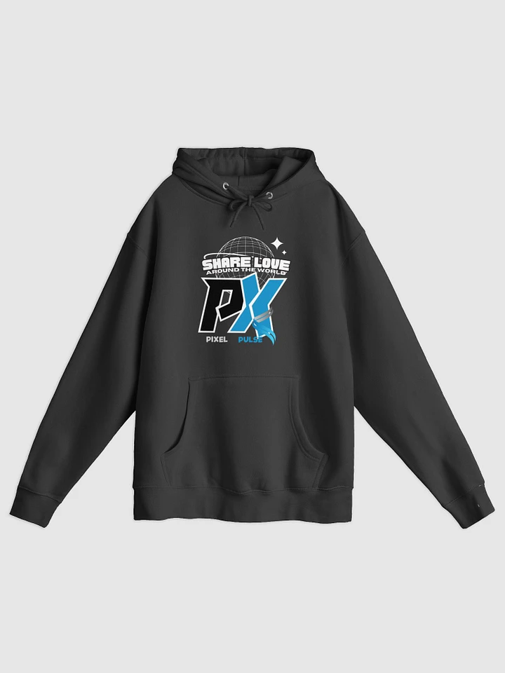 Pixel Pulse Unisex Black Hoodie product image (1)