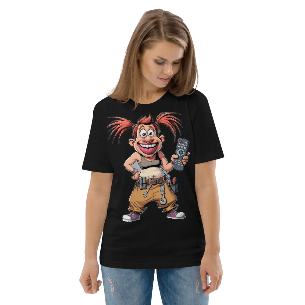 Playful Cartoon Character Organic Cotton T-Shirt product image (11)