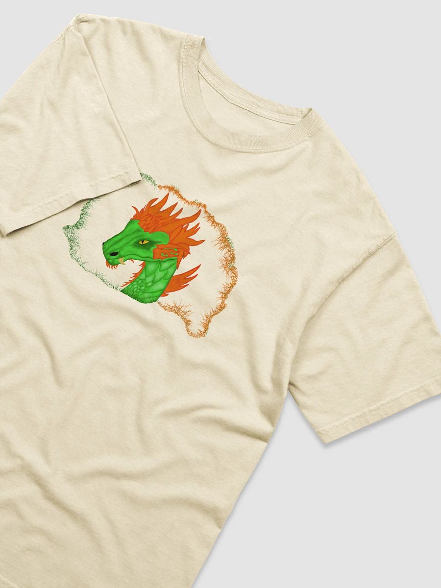 Fiery Dragon Head Illustrated T-Shirt product image (3)