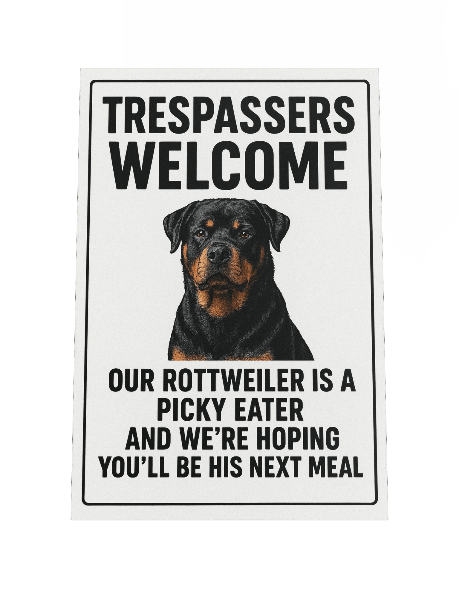 Beware of Rottweiler Poster product image (2)