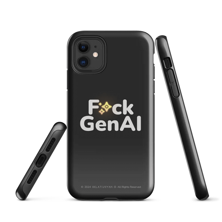 Absolut Idiocy Tough Case - F✨ck Generative AI (iPhone) product image (1)