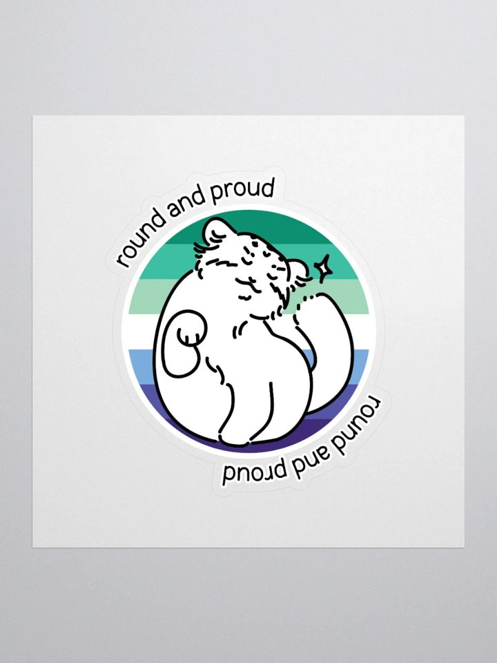 Round and Proud Manul Gay MLM Version - Sticker product image (1)