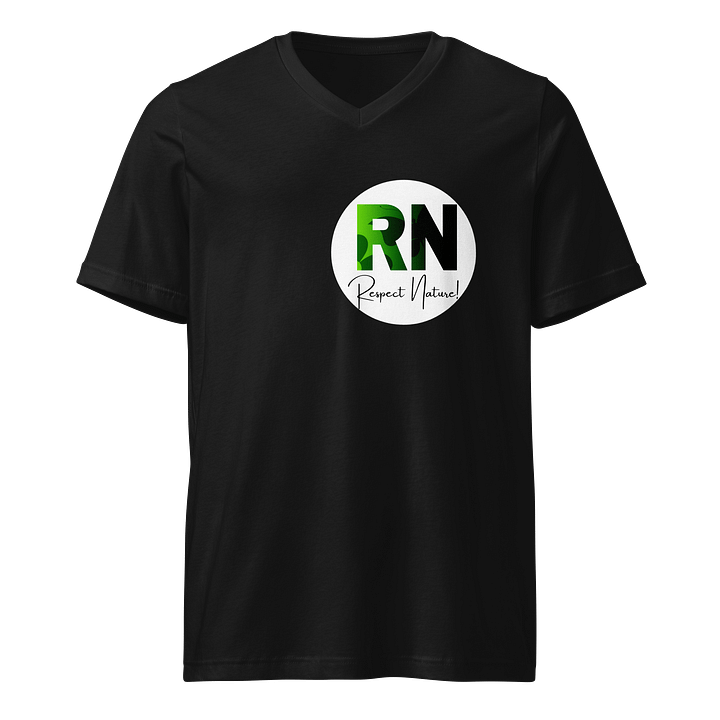 Respect Nature R N Unisex V-neck Short sleeve T-shirt product image (1)