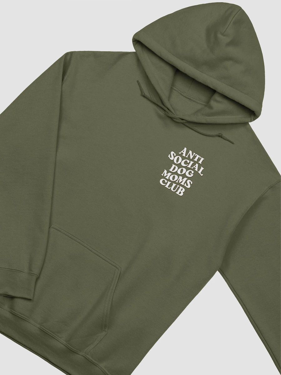Anti Social Dog Moms Club Retro(White) Hooded Sweatshirt | Funny Introvert Hoodie for Dog Moms product image (26)