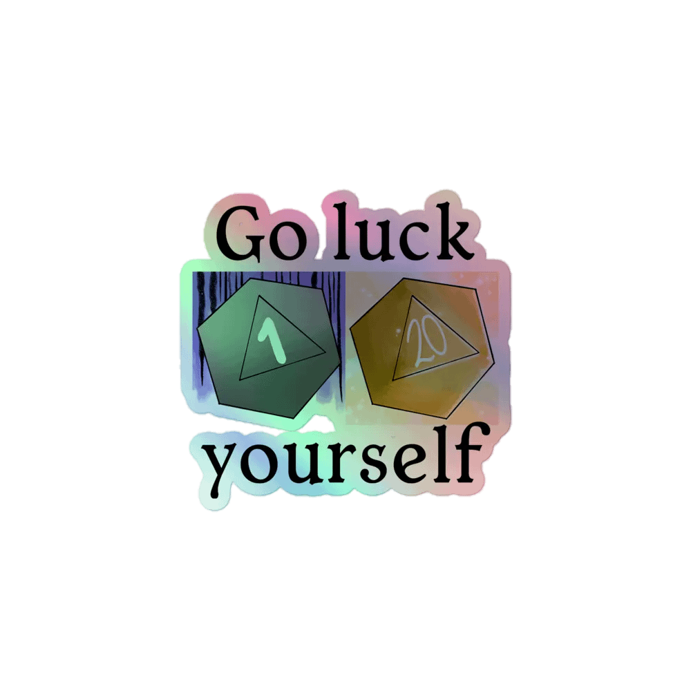 Go Luck Yourself (sticker holo) product image (1)