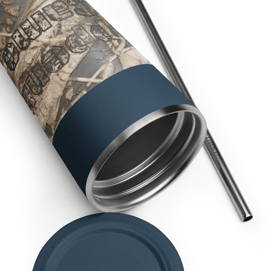 Insulated Tumbler with a Straw - Dead Split - It Happennnns Camo product image (12)