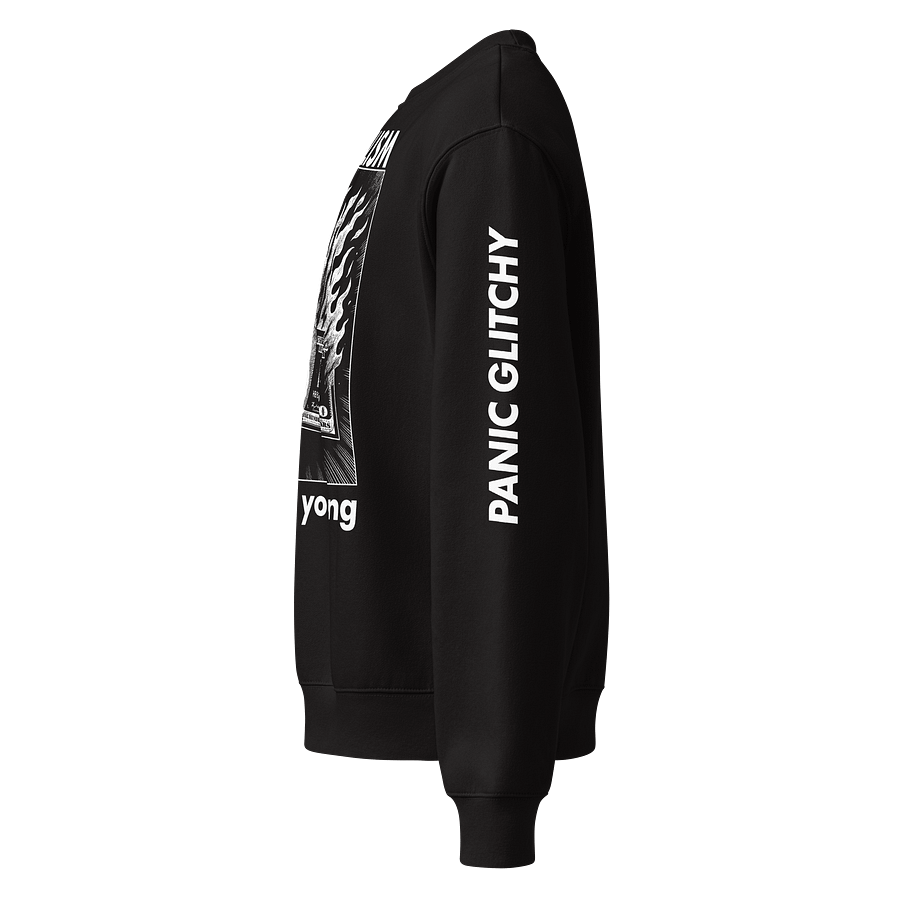 Capitalism Eats its Young Dark-Mode Oversized Sweatshirt product image (5)