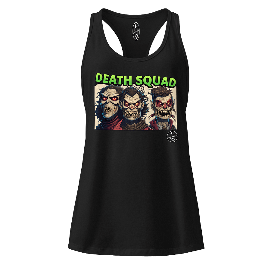 Death Squad Slime Racer Back Tank White Logo product image (1)