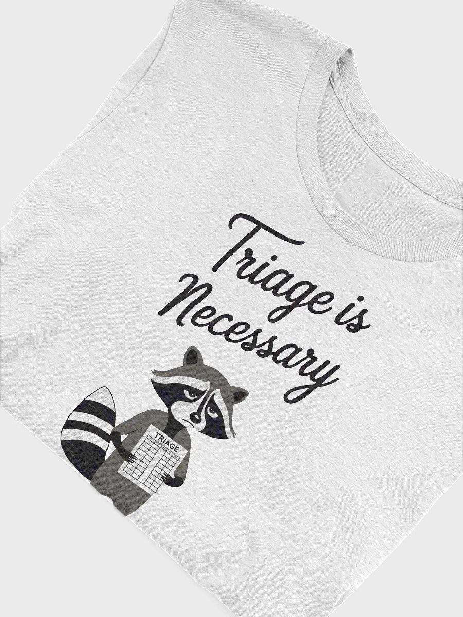 Raccoon Triage T-shirt, Wildlife Vet Tech Gift, Wildlife Rehabber T-shirt product image (2)